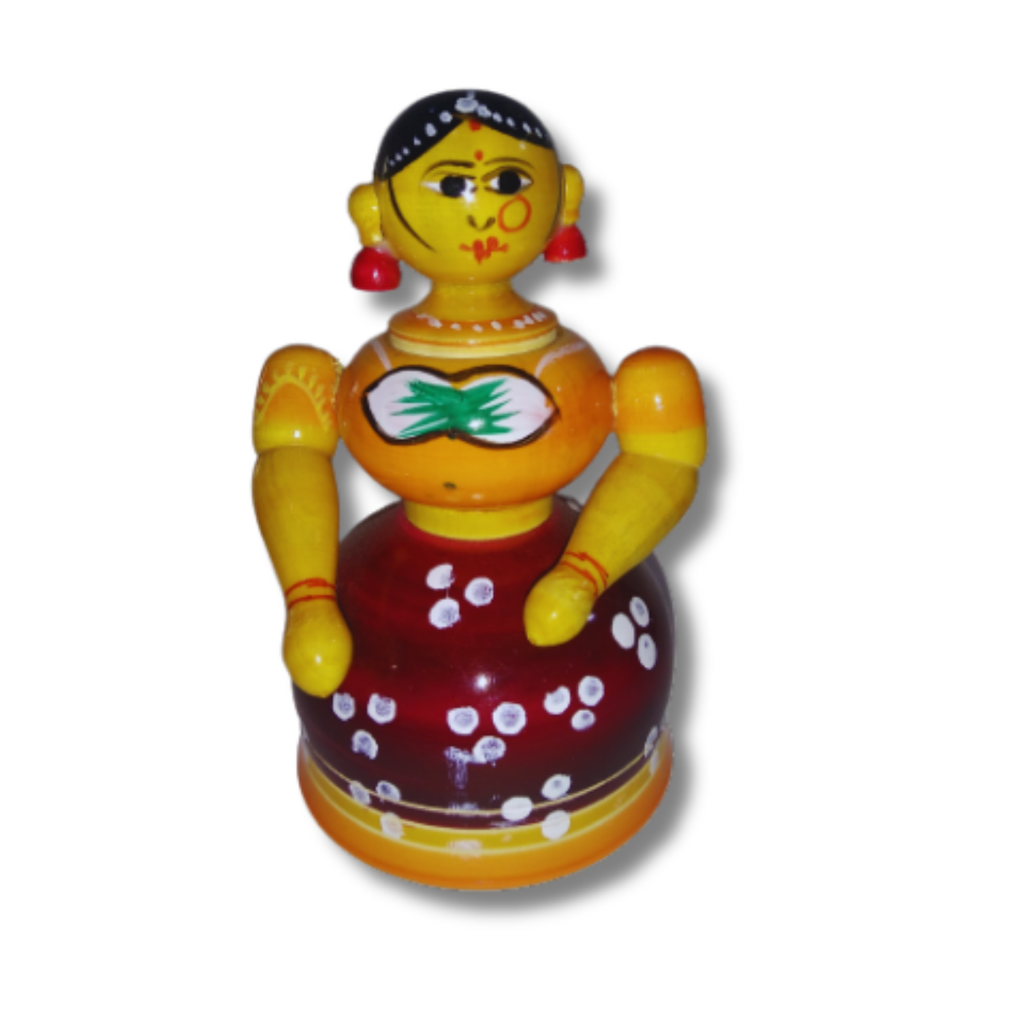 Authentic Etikoppaka Toys: Handcrafted Wooden Masterpieces for Play and Decor - Butta Bumma Doll