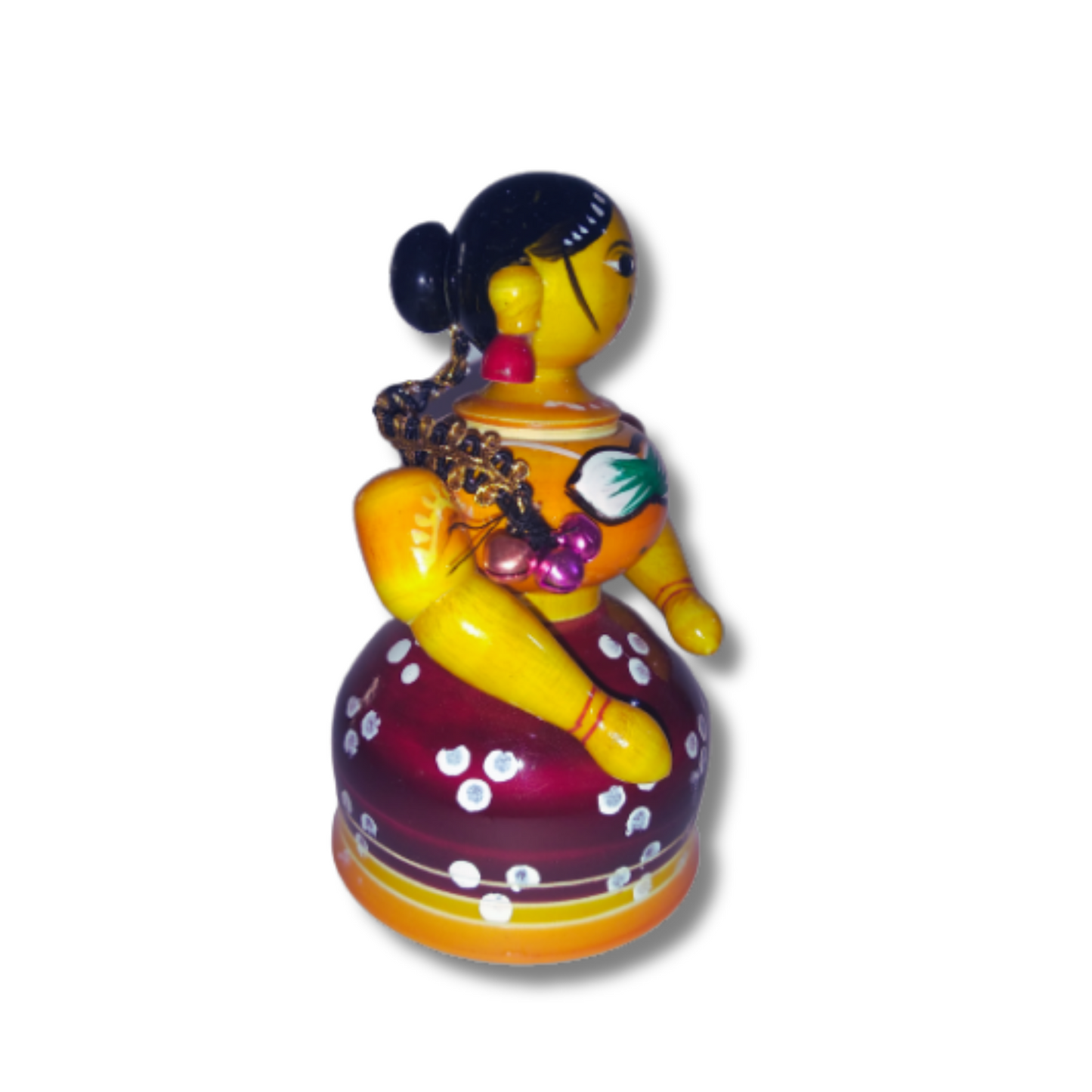 Authentic Etikoppaka Toys: Handcrafted Wooden Masterpieces for Play and Decor - Butta Bumma Doll