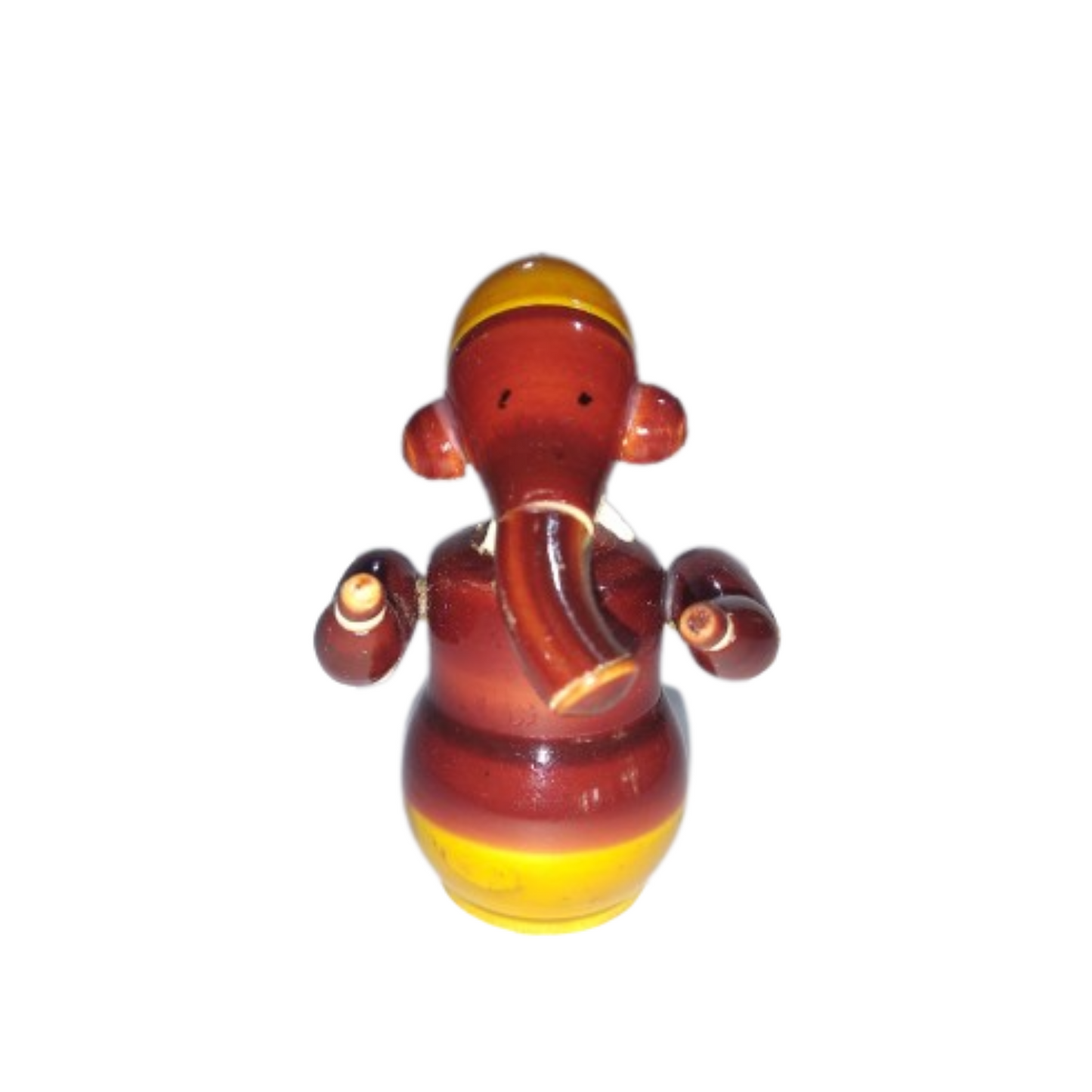 Authentic Etikoppaka Toys: Handcrafted Wooden Masterpieces for Play and Decor -Small Ganesha- Set of 5