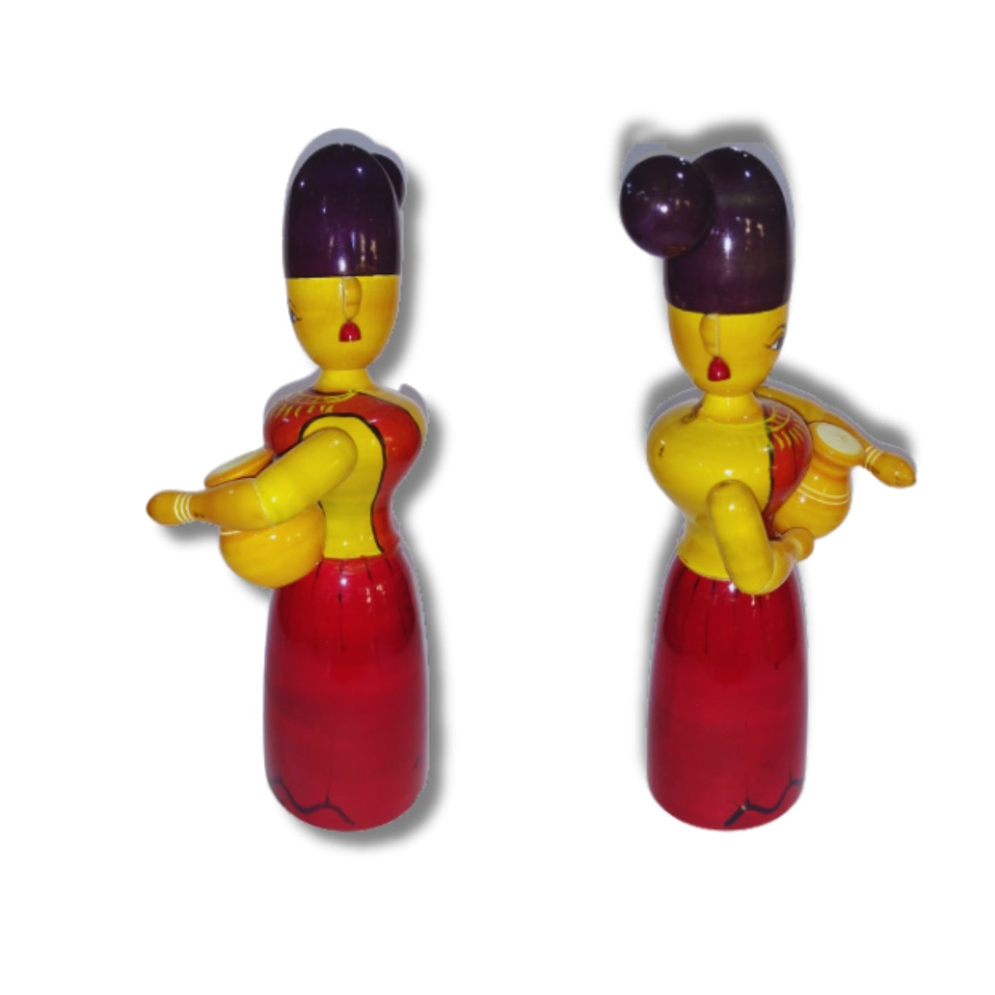 WOODEN KONDAPALLY TRIBAL LADY