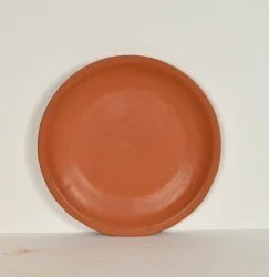 8INCH CLAY PLATE - ECOBASKETINDIA