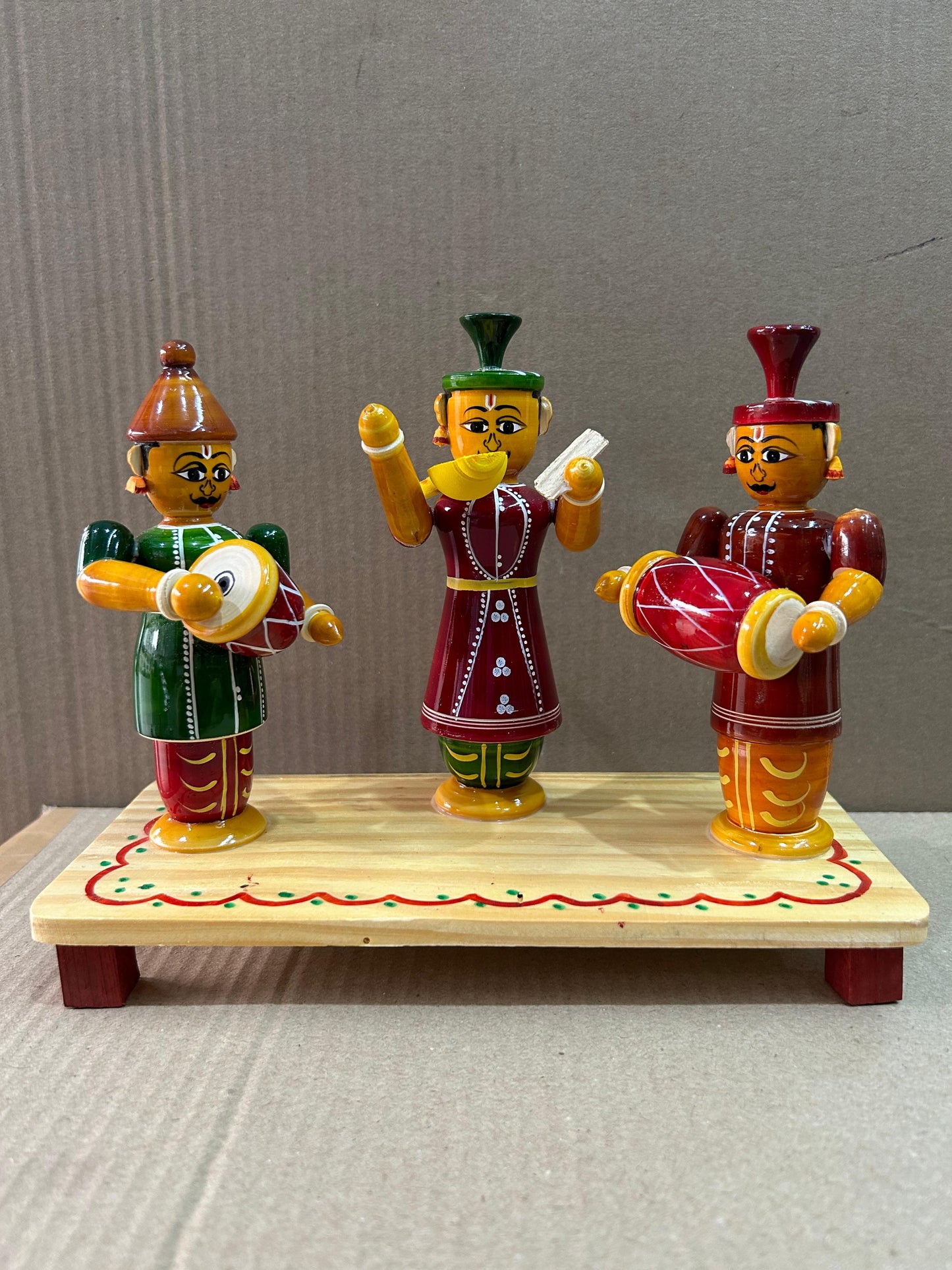 WOODEN KONDAPALLI BURRA KATHA SET / SANKRAANTHI SET