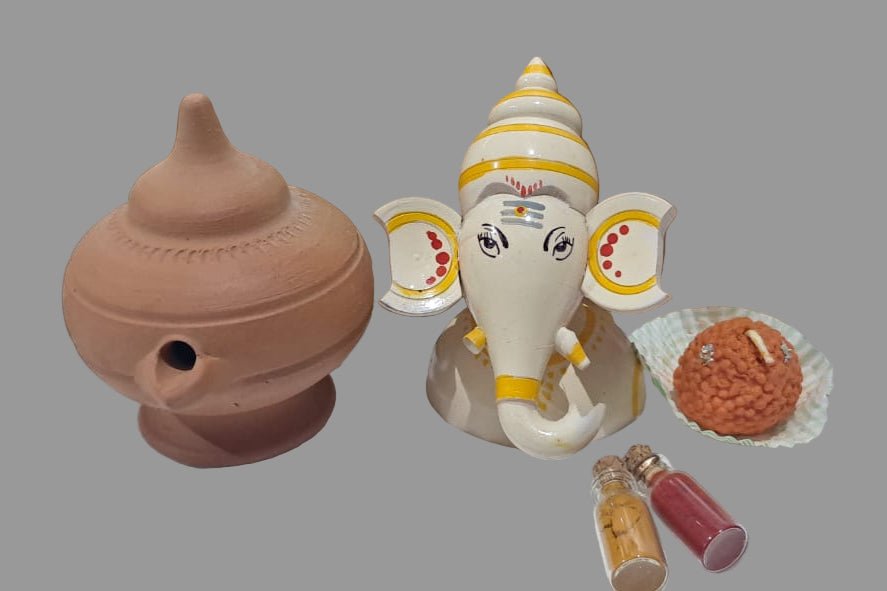 Ganesha Magic Lamp Duo - ECOBASKETINDIA