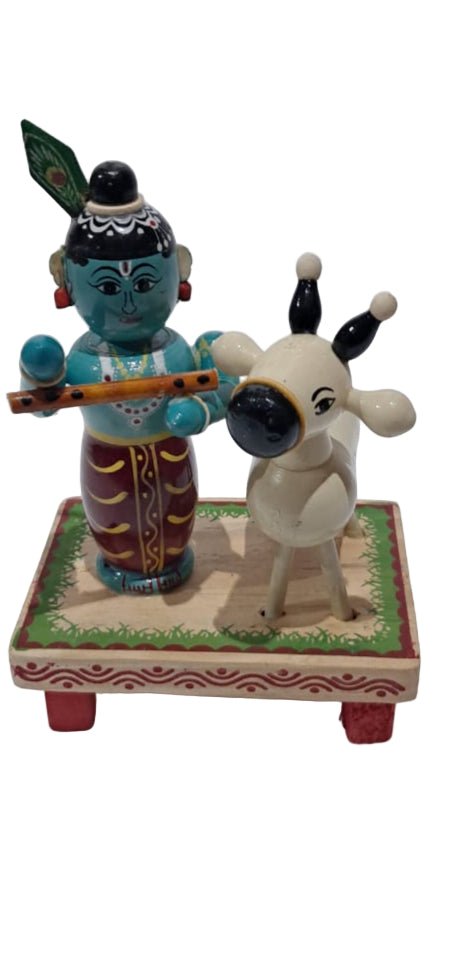krishna with cow - ECOBASKETINDIA