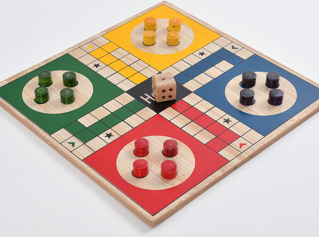 WODDEN 2 IN 1 LUDO AND SNAKE &LADDER GAME