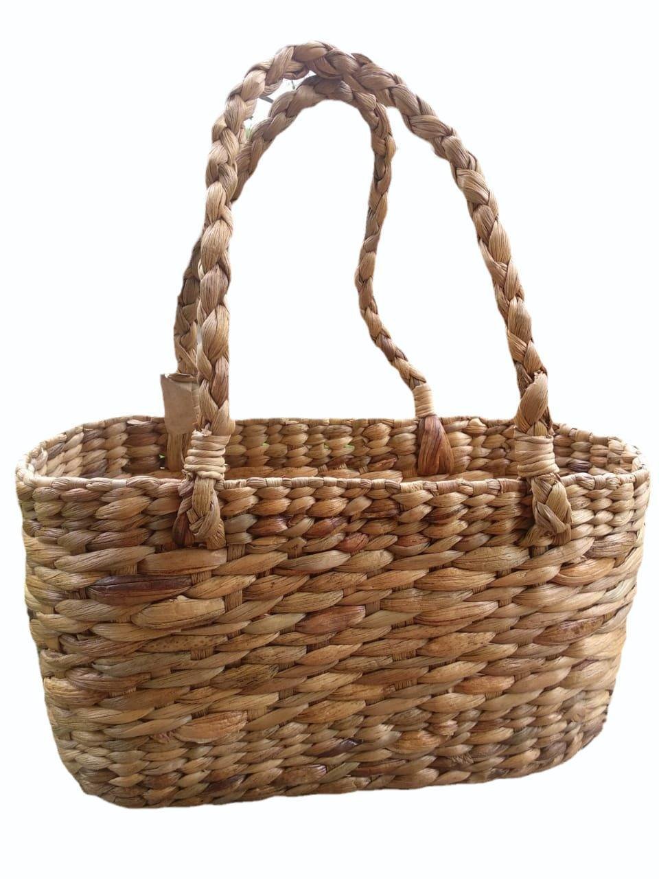 WATER HYACINTH HAMPER BASKET - ECOBASKETINDIA