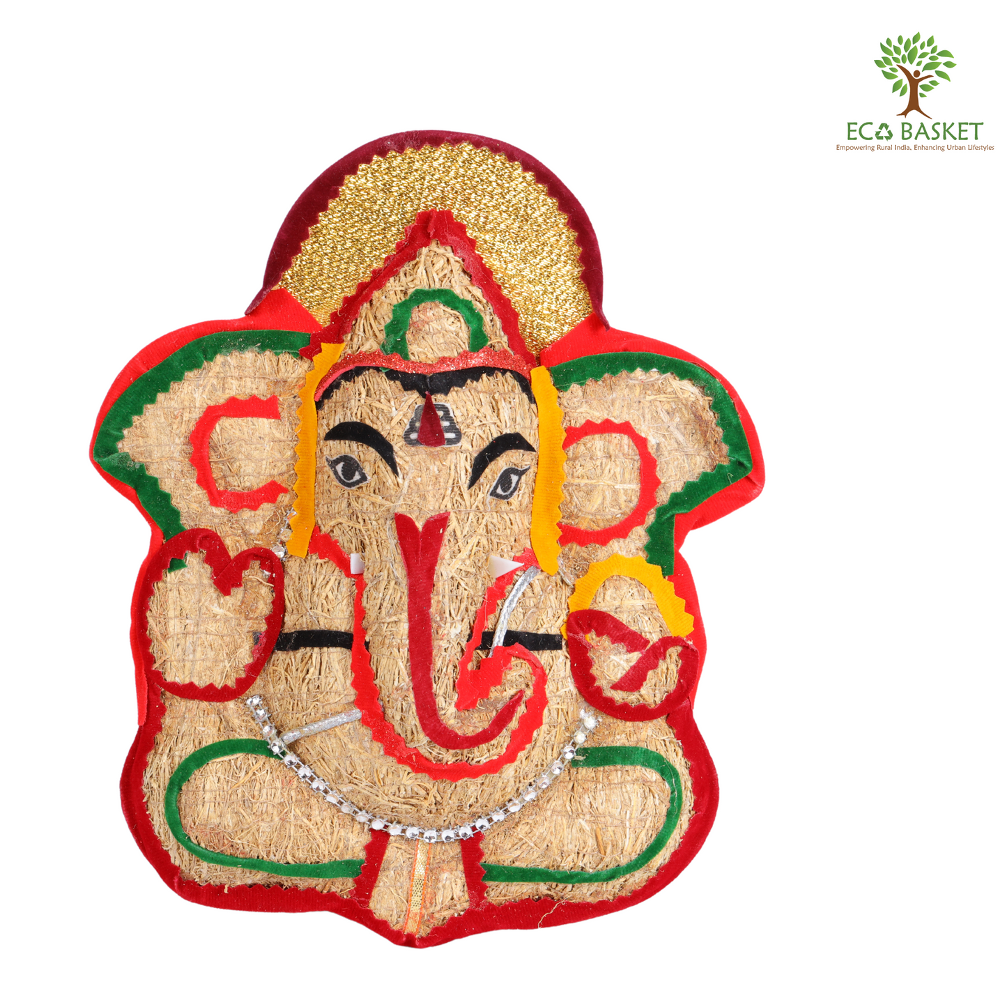 Vettiver Ganesha Wall Hanging