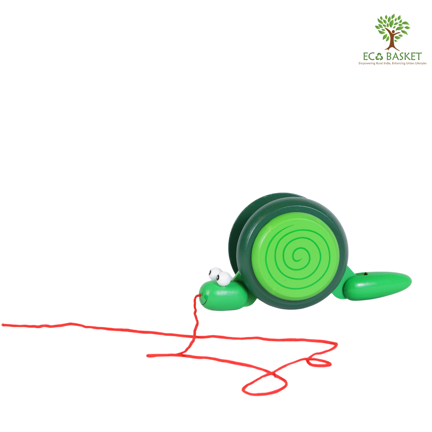 Wooden Snail Pull Over