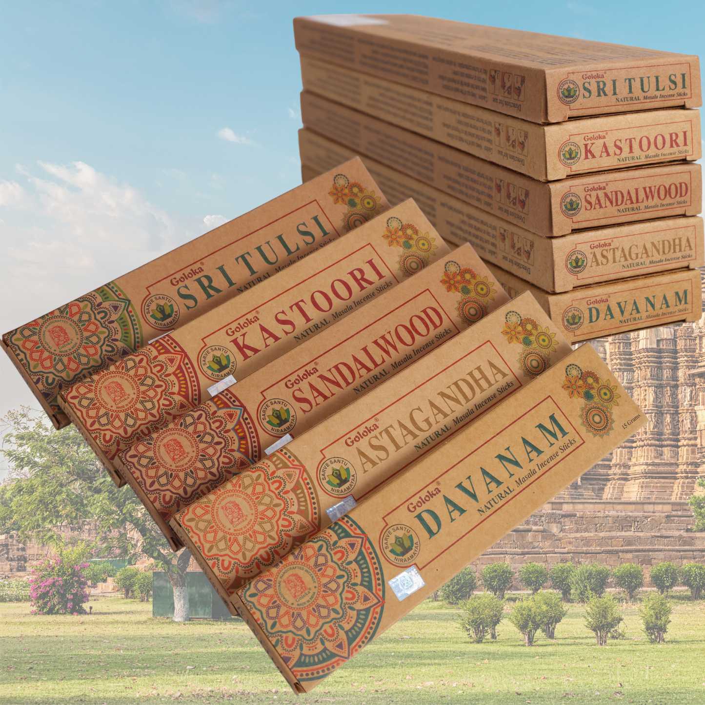 Premium Goloka Mix Fragrance Incense Sticks