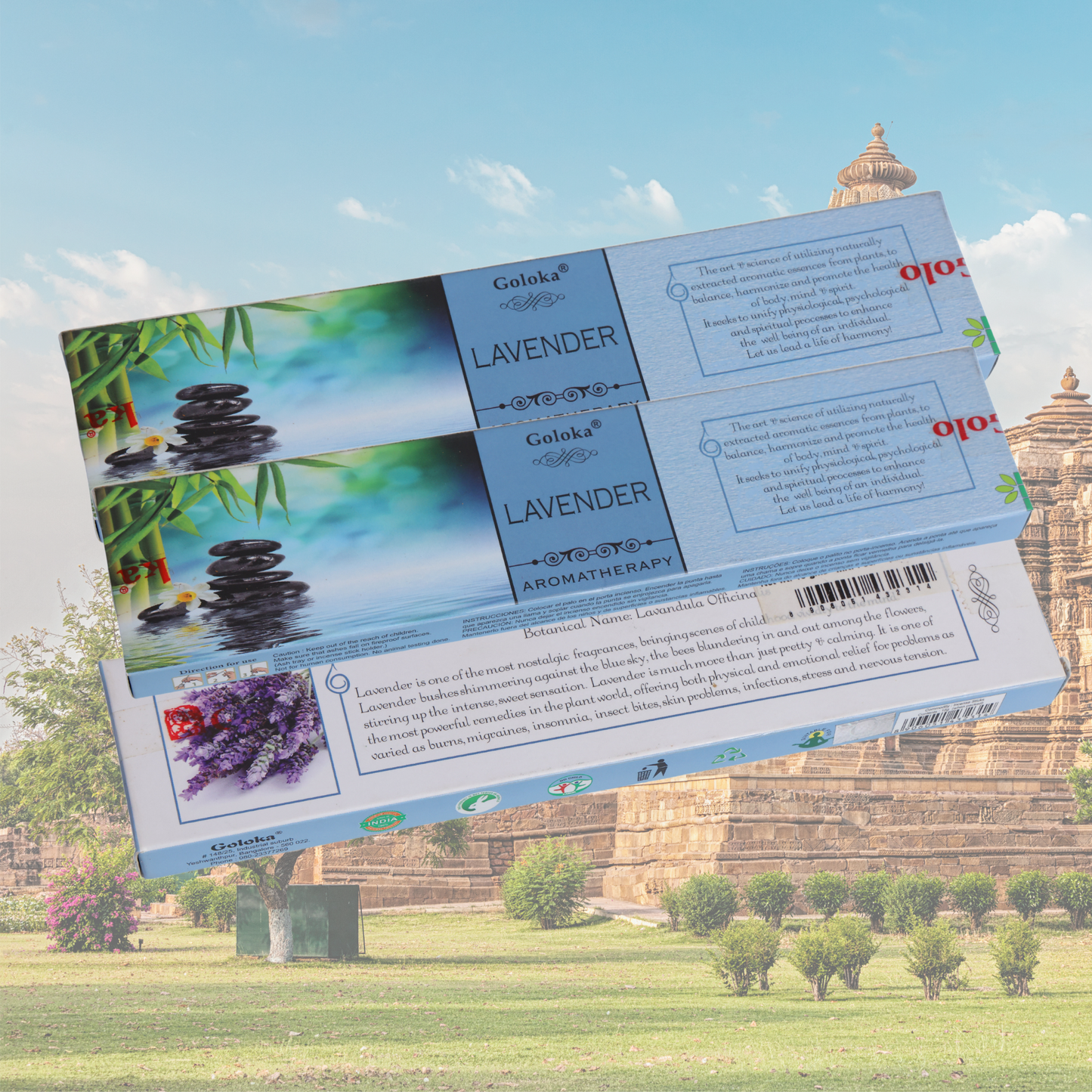 Goloka Lavender Incense Sticks