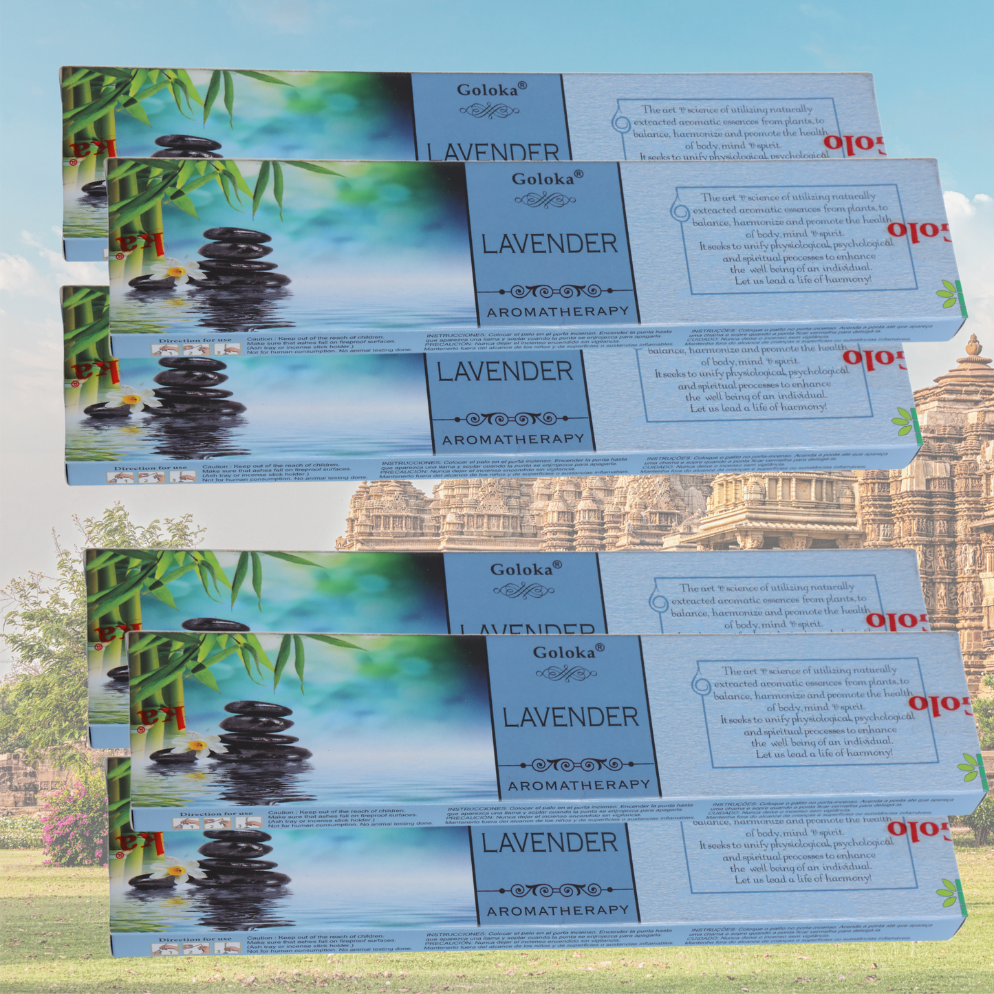 Goloka Lavender Incense Sticks