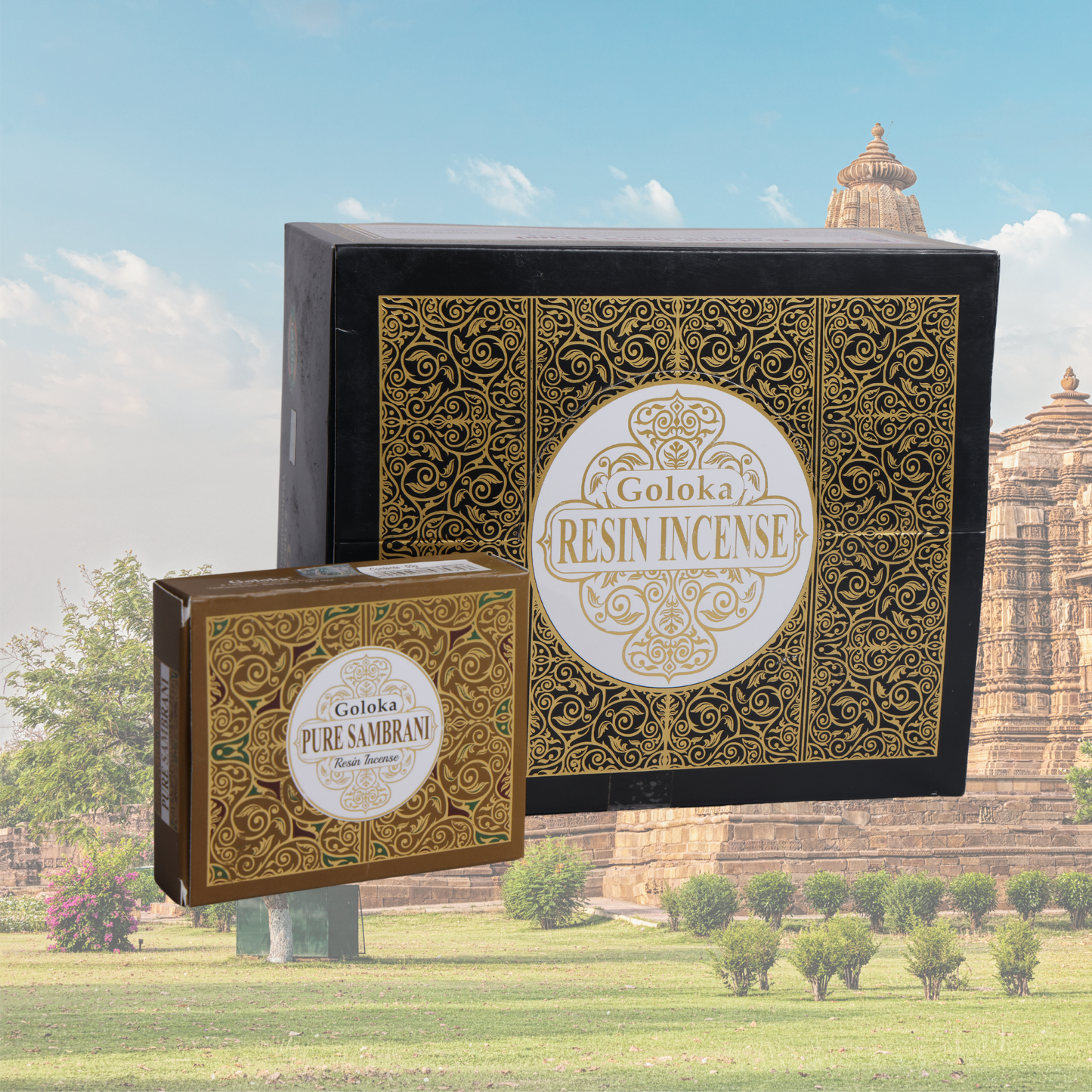 of Goloka Resin Incense Dhoop Cones