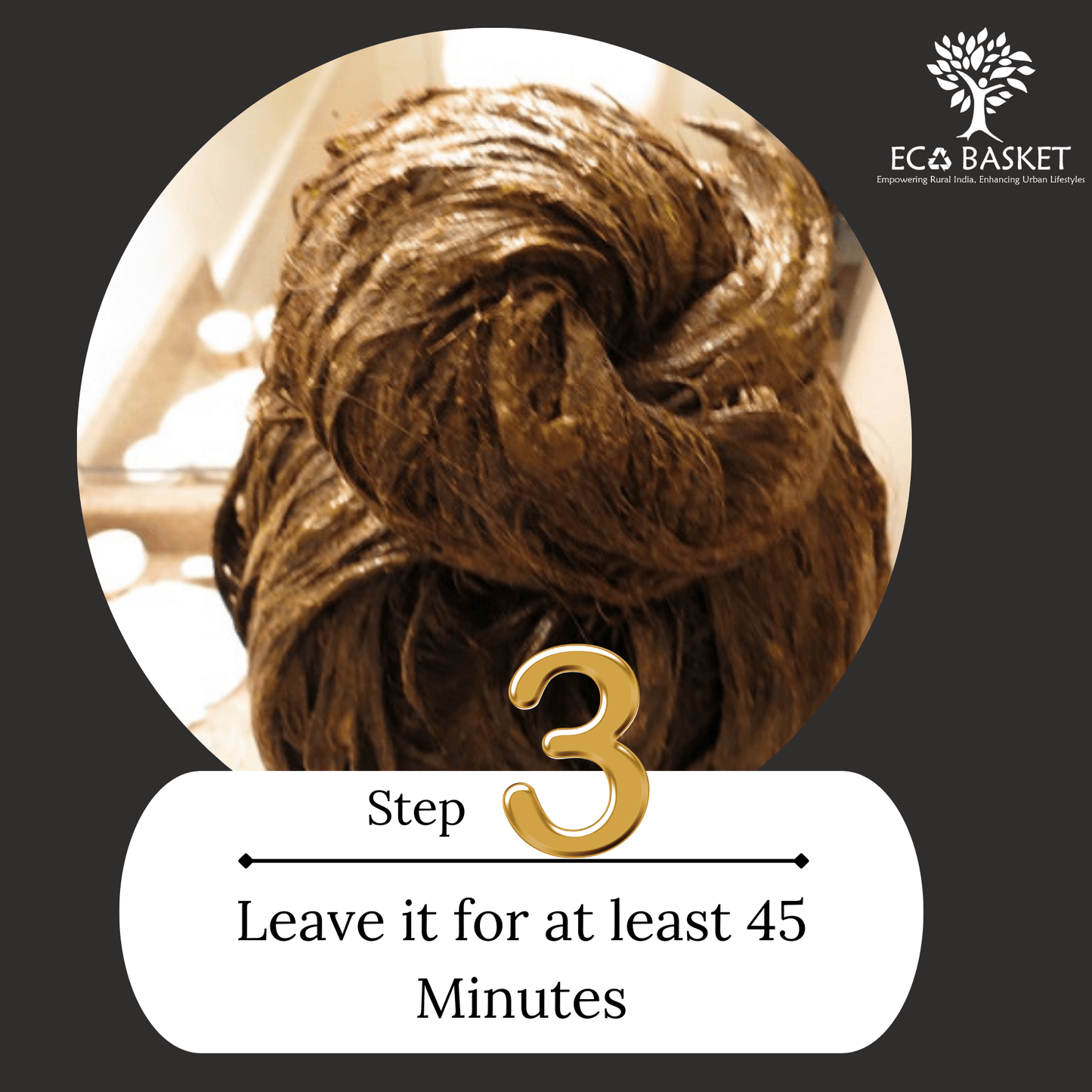 Vagad's Khadi Herbal Gramodaya Pure Natural Black Mehndi For Hair - ECOBASKETINDIA