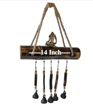 1 brass bird with 5 bells - ECOBASKETINDIA