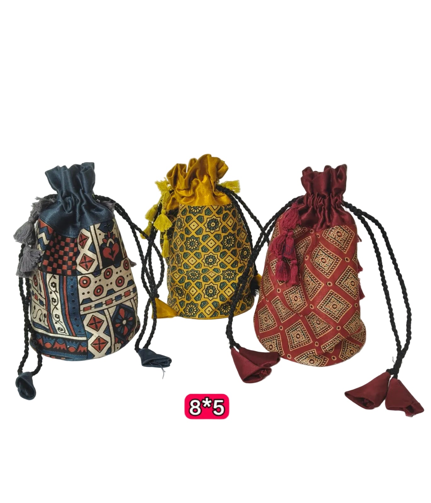 MASHRU SILK POTLY BAG
