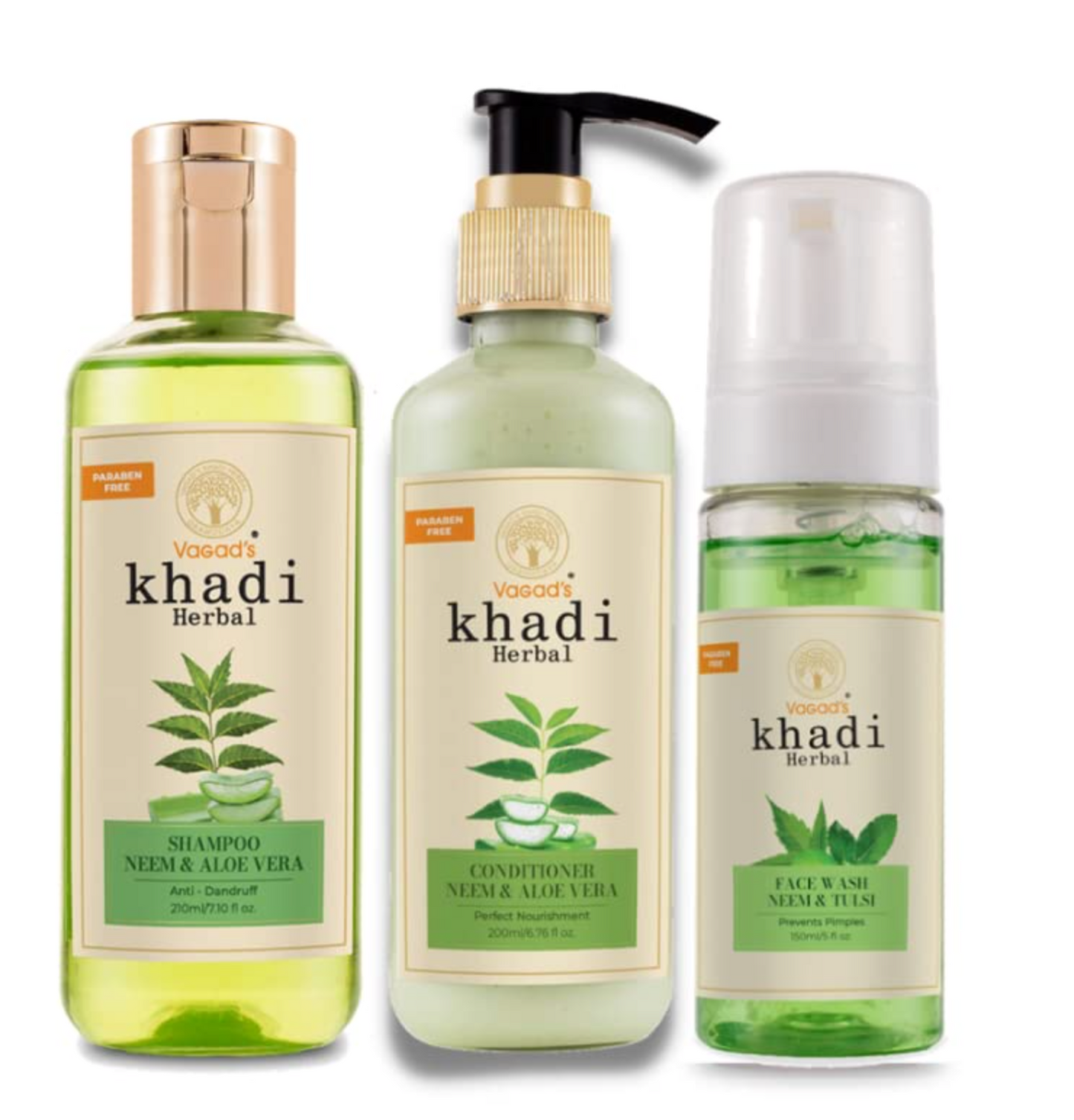 Special Neem Aloe Vera Bath Combo -Neem Aloevera Shampoo (210ml),Neem Aloevera Conditioner (200ml),Neem Tulsi Face wash (200ml) Pack of 3
