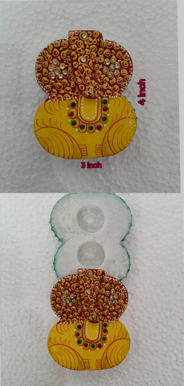Marble Ganesh kumkum