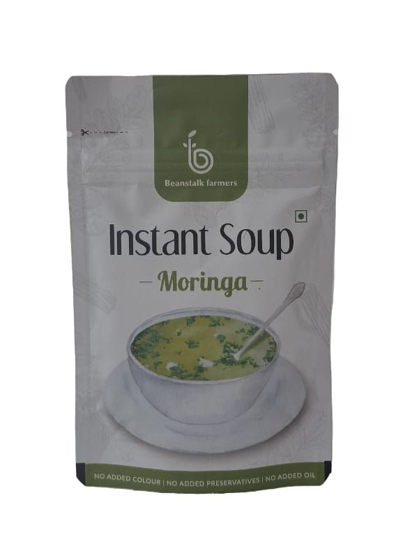 Beanstalk Farmers Instant Moringa Soup (50Gms) - ECOBASKETINDIA