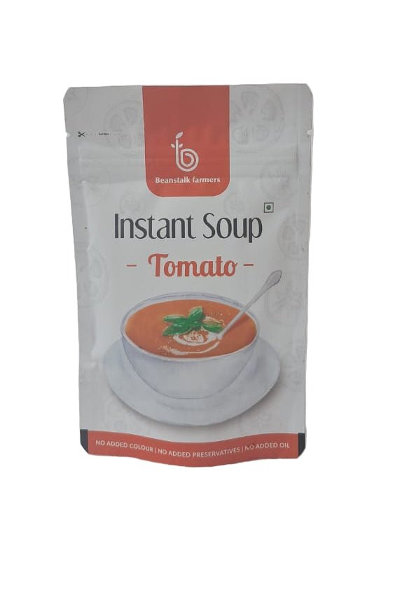 Beanstalk Farmers Instant Tomato Soup (50Gms) - ECOBASKETINDIA