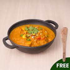 Cast Iron Deep Kadai (Pre - seasoned) - ECOBASKETINDIA