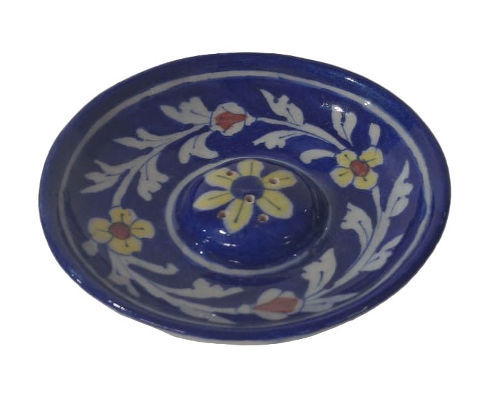 Ceramic Agarbatti Round - ECOBASKETINDIA