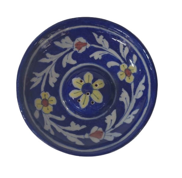 Ceramic Agarbatti Round - ECOBASKETINDIA