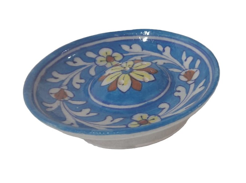 Ceramic Agarbatti Round - ECOBASKETINDIA