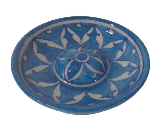 Ceramic Agarbatti Round - ECOBASKETINDIA