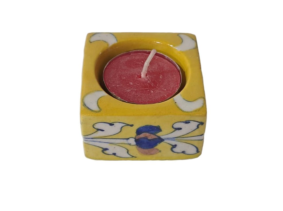 Ceramic Candle Stand - ECOBASKETINDIA