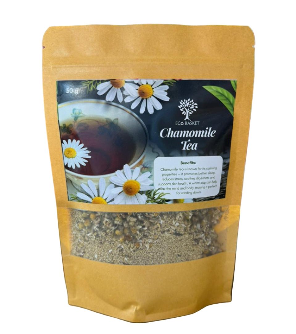 Chamomile Tea (50gm) - ECOBASKETINDIA