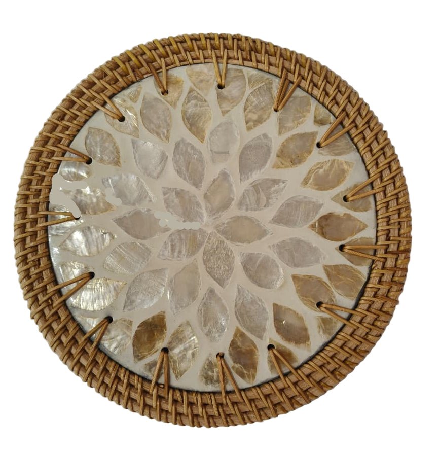 Coaster Tray (8 inch) - ECOBASKETINDIA