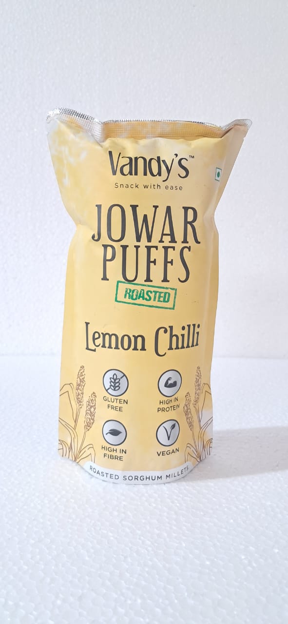 Jowar Puffs Lemon Chilli (40 gms) - ECOBASKETINDIA