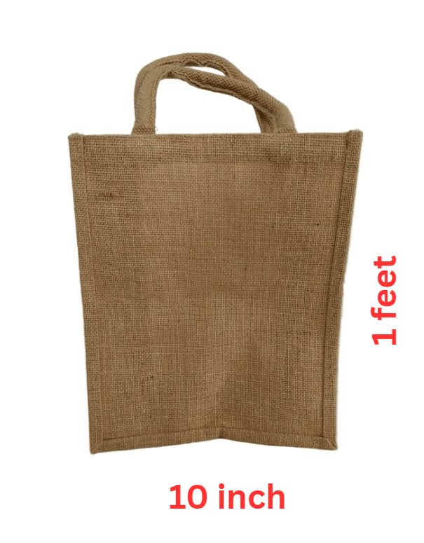 JUTE BAG - BROWN - ECOBASKETINDIA