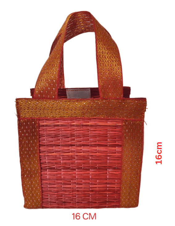 Korai hand bag (6*6) - ECOBASKETINDIA