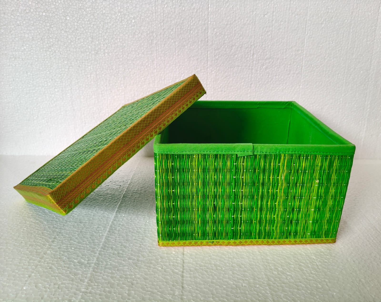 korai square box 10*10*6 - ECOBASKETINDIA