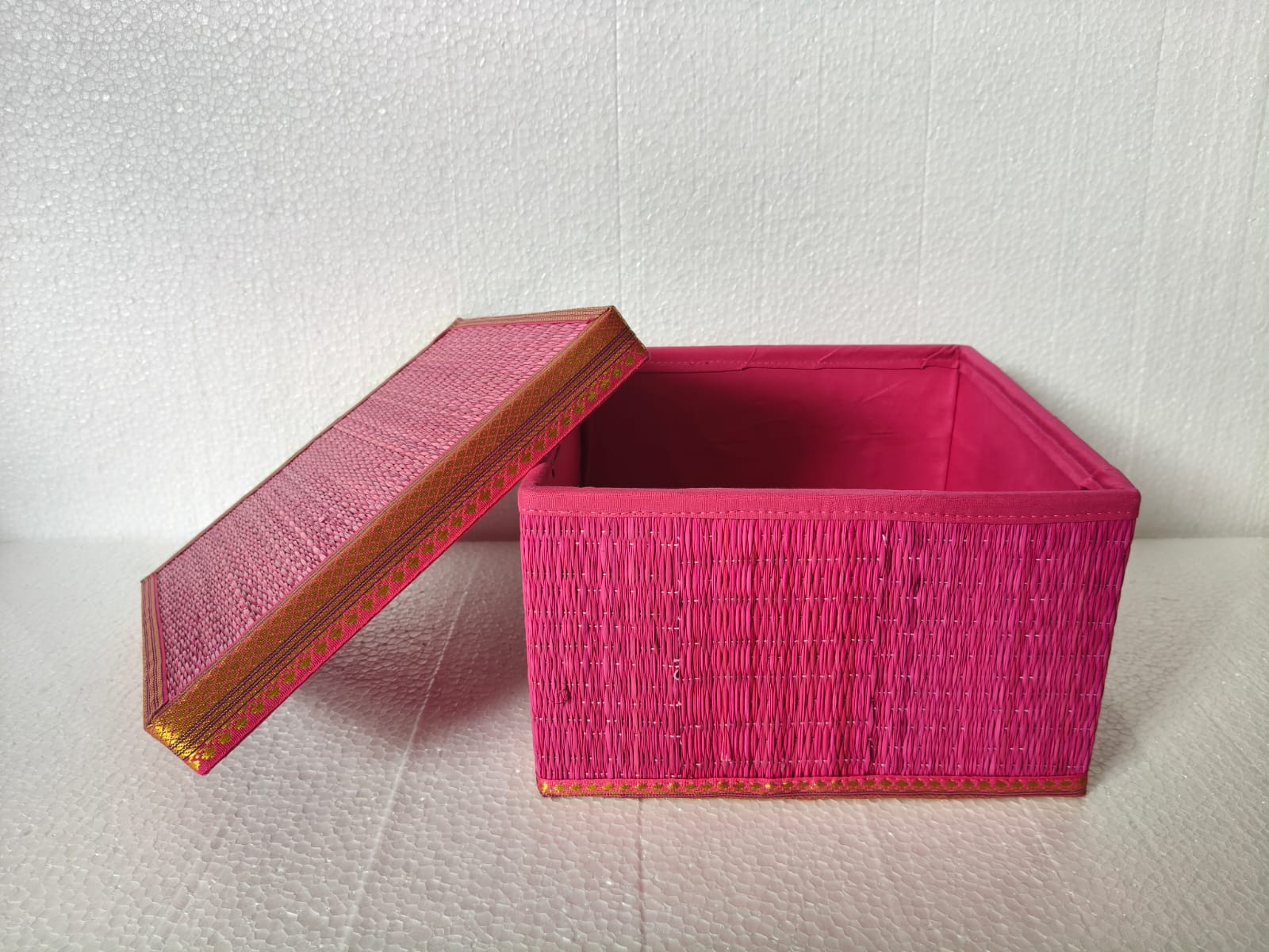 korai square box 10*10*6 - ECOBASKETINDIA