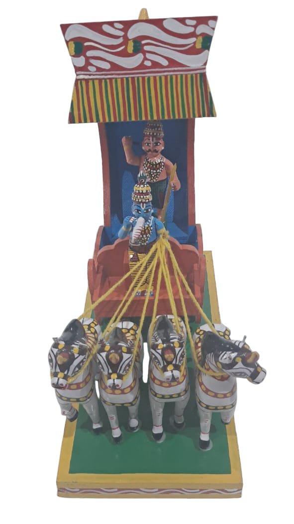 Krishnarjuna Radham (11*12 inch)