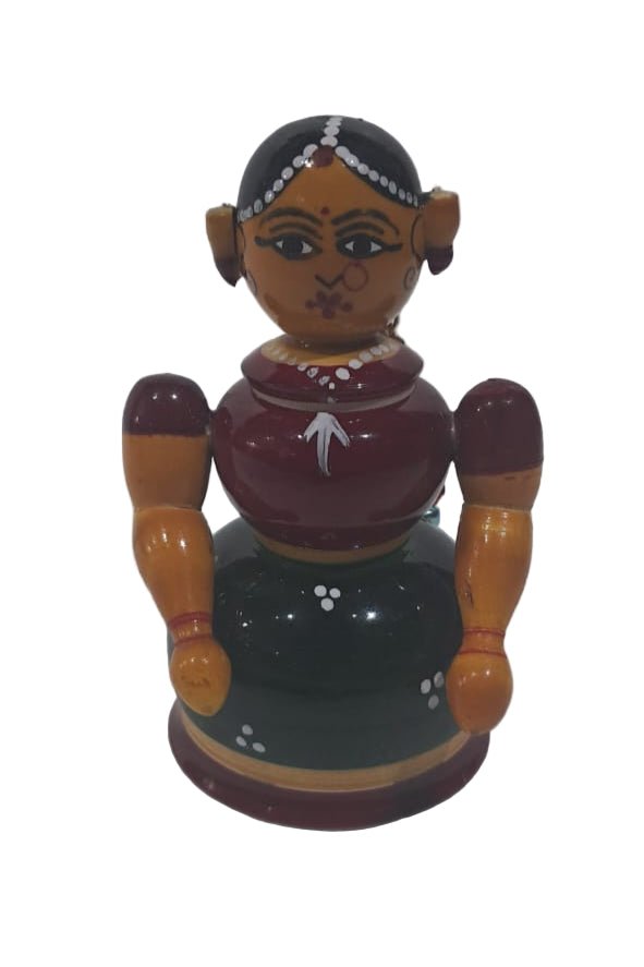 Kumkum Bharani Durga Idol - ECOBASKETINDIA
