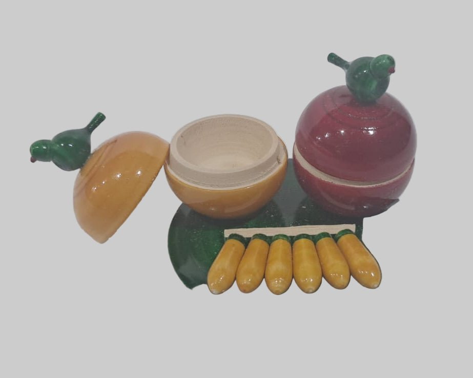 Kumkum Bharani Round set - ECOBASKETINDIA