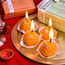 Laddo Candles - ECOBASKETINDIA