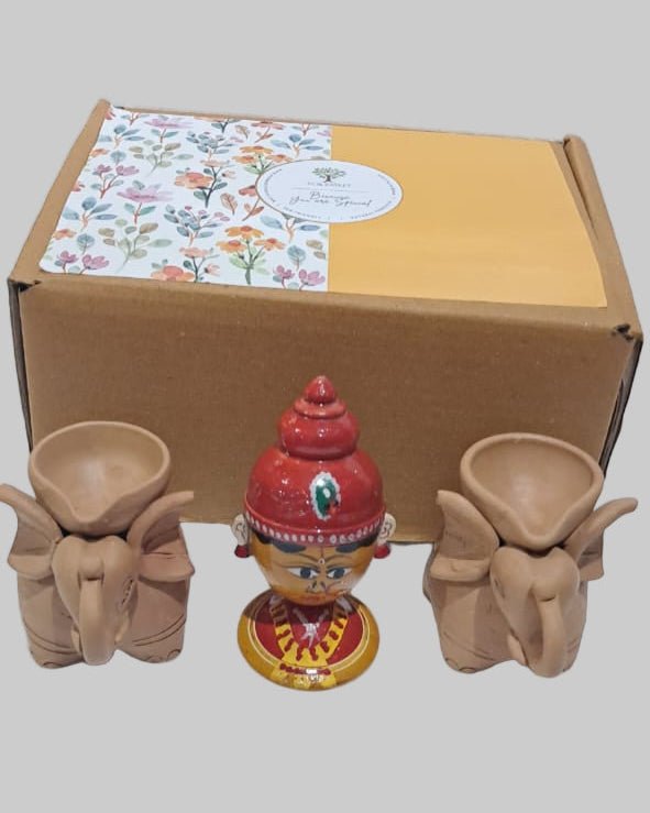 Lamp & Drugama Gift - ECOBASKETINDIA