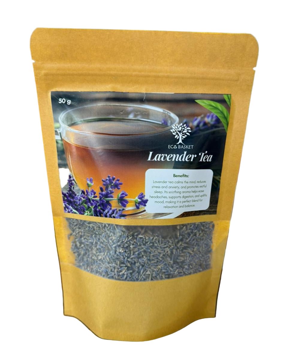 Lavender Tea (50gm) - ECOBASKETINDIA