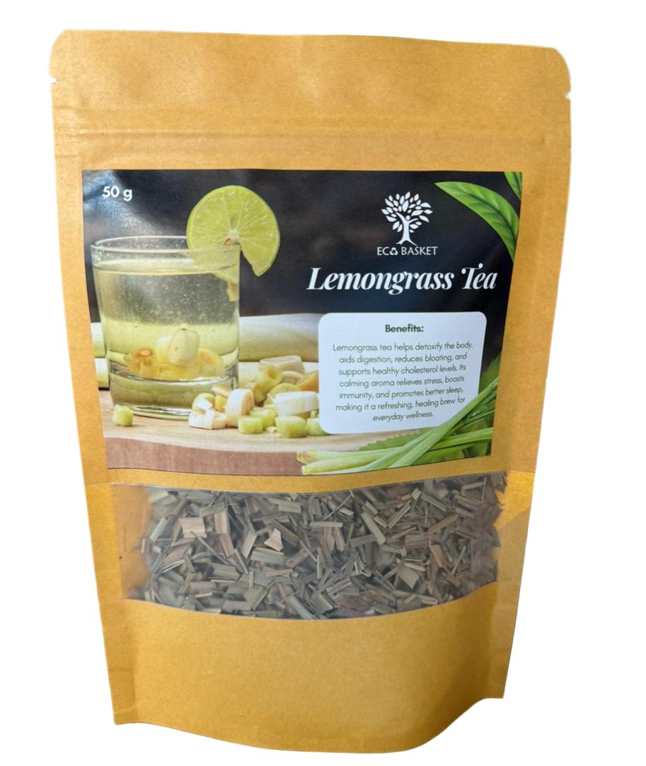 Lemongrass Tea (50gm) - ECOBASKETINDIA