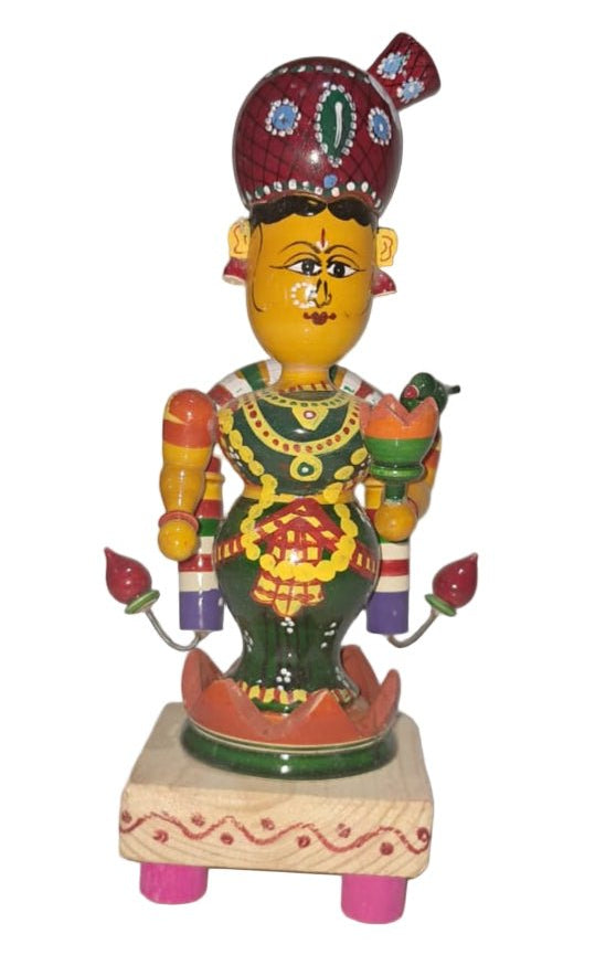 Meenakshi wooden toy (Small)