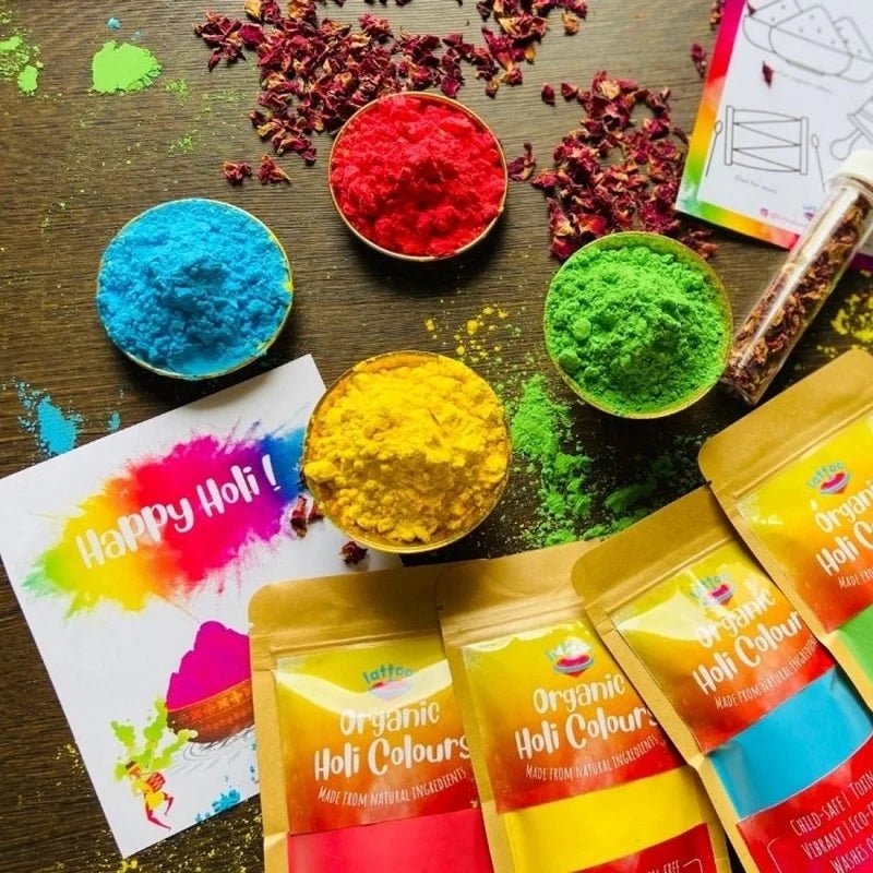 ORGANIC HOLI COLOURS - ECOBASKETINDIA