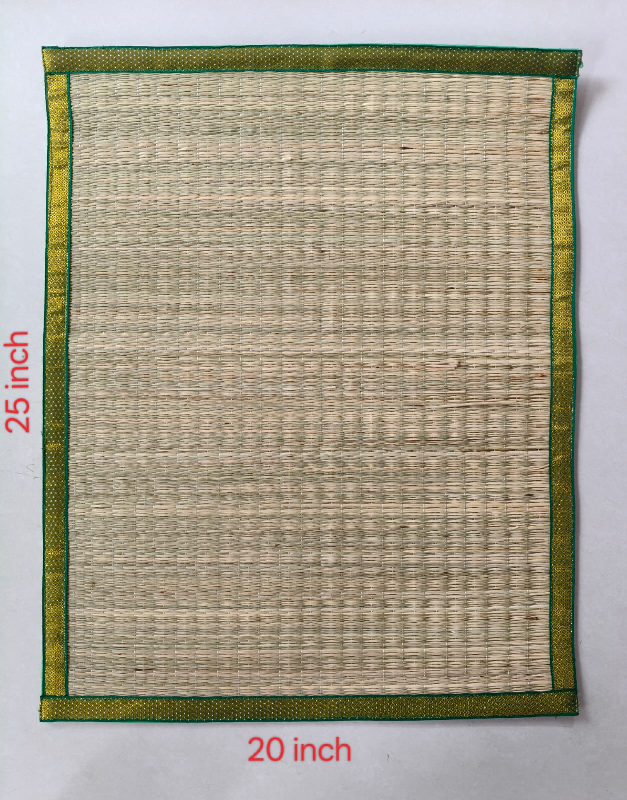 POOJA MAT 25*20 - ECOBASKETINDIA