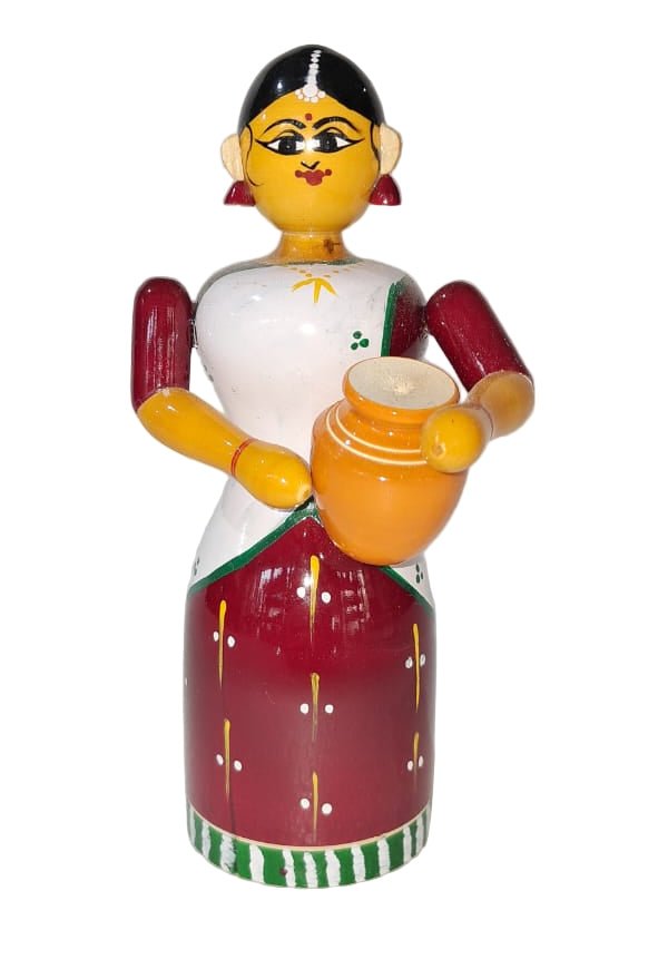 Pot Lady (5.7*2 inch) - ECOBASKETINDIA