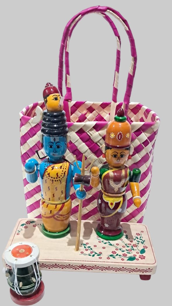 Shiva Parvati Set - ECOBASKETINDIA