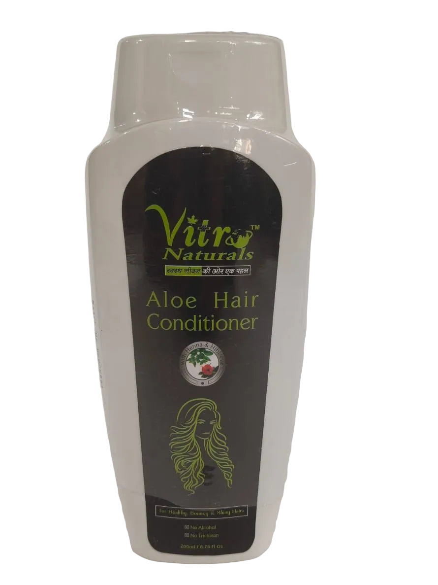 Vitro natural aloe hair conditioner - 200ml - ECOBASKETINDIA