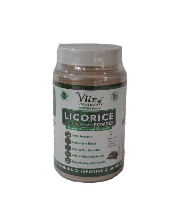 Vitro Naturals Licorice Powder (100gms) - ECOBASKETINDIA